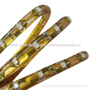 LED strips with 14.4W Power Consumption, 5,700 to 7,000K Color Temperature, CE and RoHS Marks